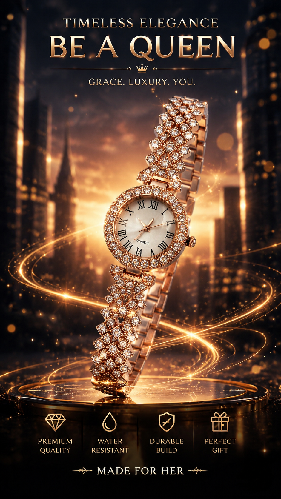 Queen Wrist watch | “Wear Smart. Look Elegant.”