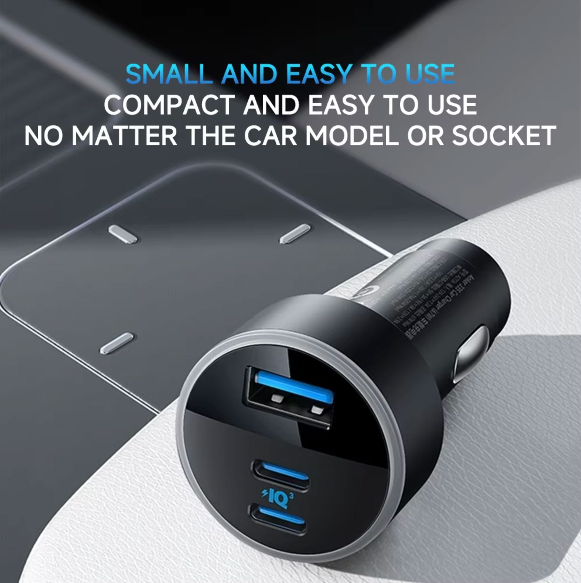 Anker Car Charger 335 USB-C 67W 3-Port Compact Fast Charger