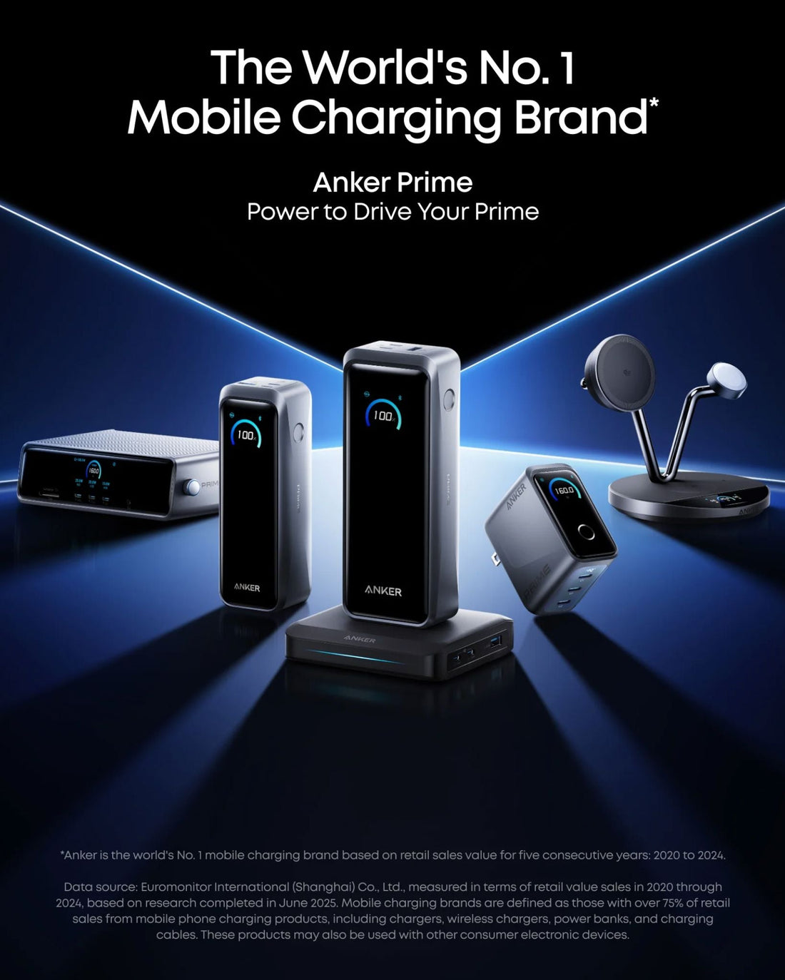 Anker Prime Power Bank (26K, 300W) A110A 26,250mAh capacity PowerIQ 4.0 technology