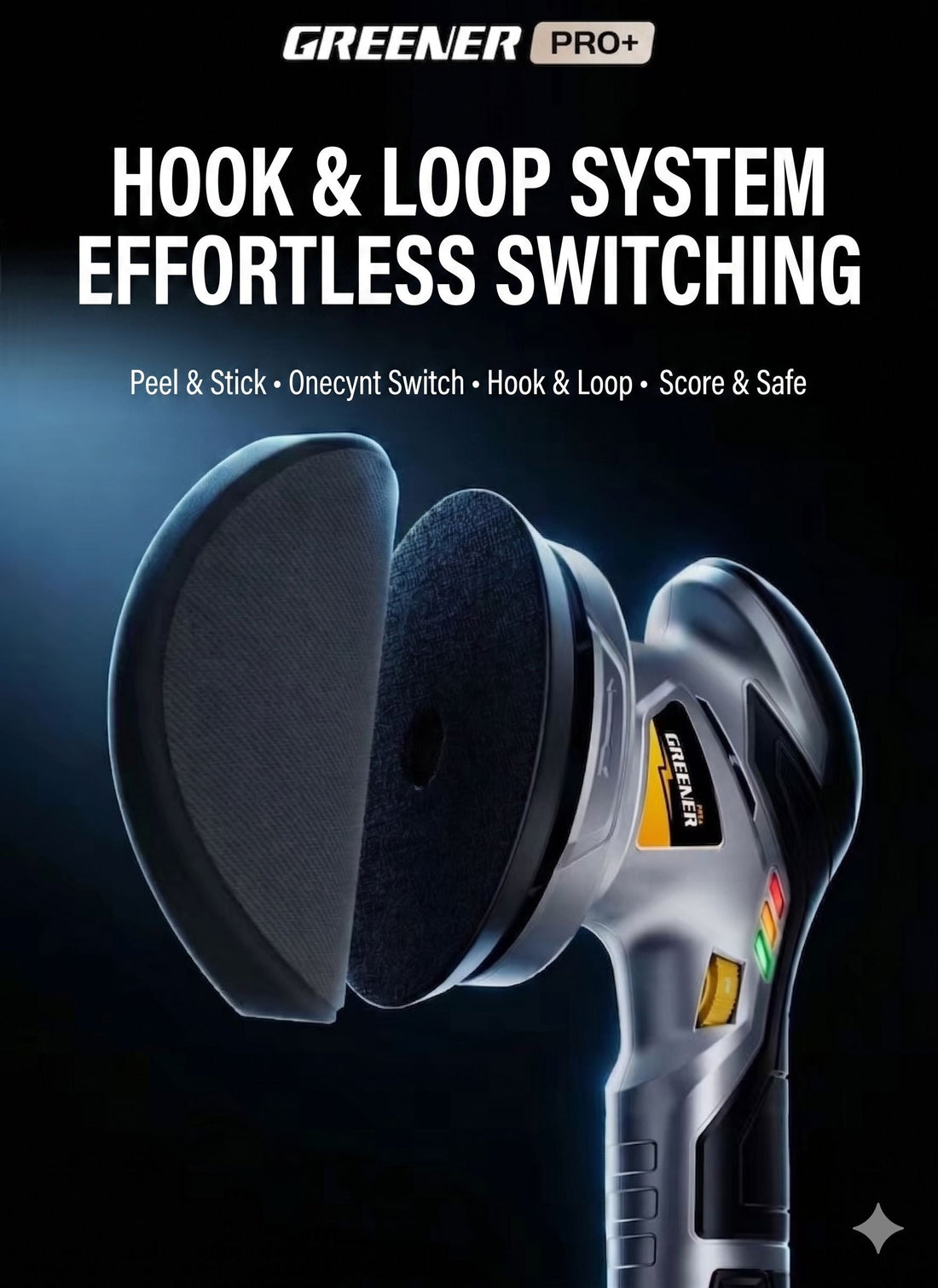 Greener Pro+ Cordless Car Buffer, Rubbing, Waxing Polisher Wireless Machine