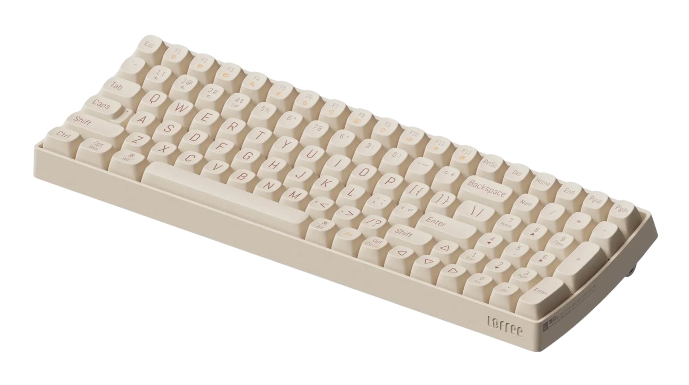 Lofree Touch 100 Wireless Keyboard | Gateron Tofu Switch | 2.4 GHz, BT | Tofu Edition