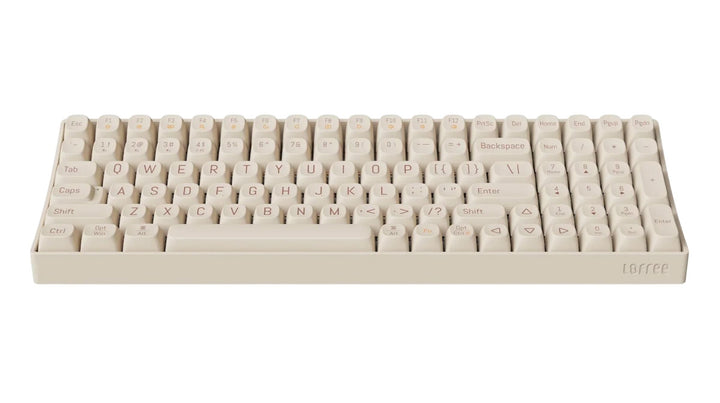 Lofree Touch 100 Wireless Keyboard | Gateron Tofu Switch | 2.4 GHz, BT | Tofu Edition