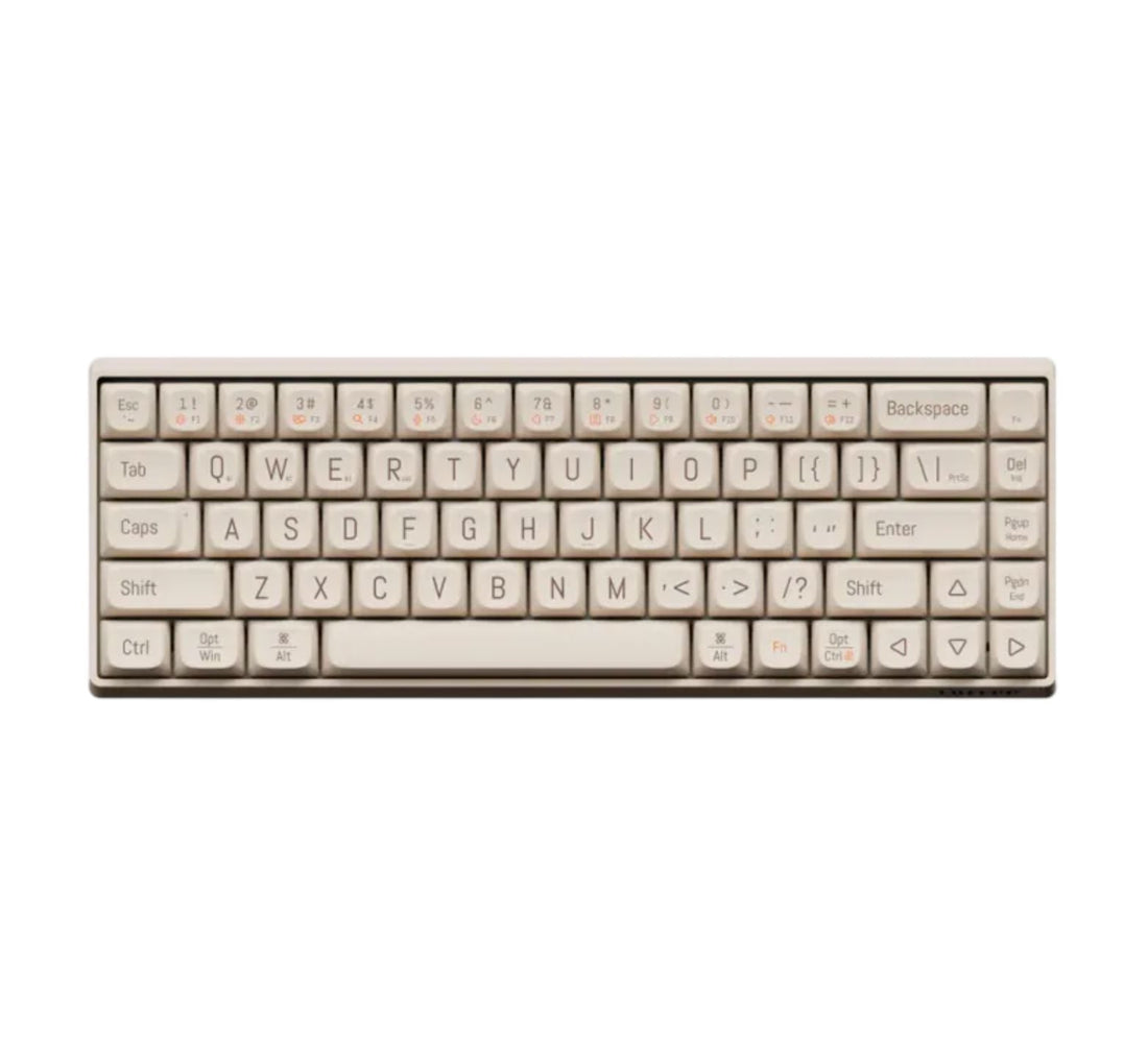 Lofree Touch 100 Wireless Keyboard | Gateron Tofu Switch | 2.4 GHz, BT | Tofu Edition