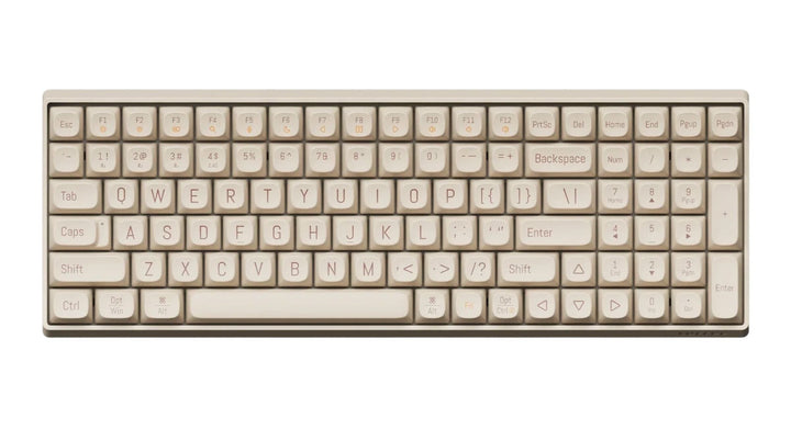 Lofree Touch 100 Wireless Keyboard | Gateron Tofu Switch | 2.4 GHz, BT | Tofu Edition