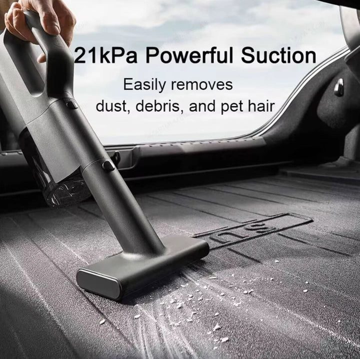 Xiaomi Mijia Car Vacuum Cleaner 21 kPa Suction Brushless Motor Type-C Fast Charge 2400mAh Battery 5-Stage Filtration