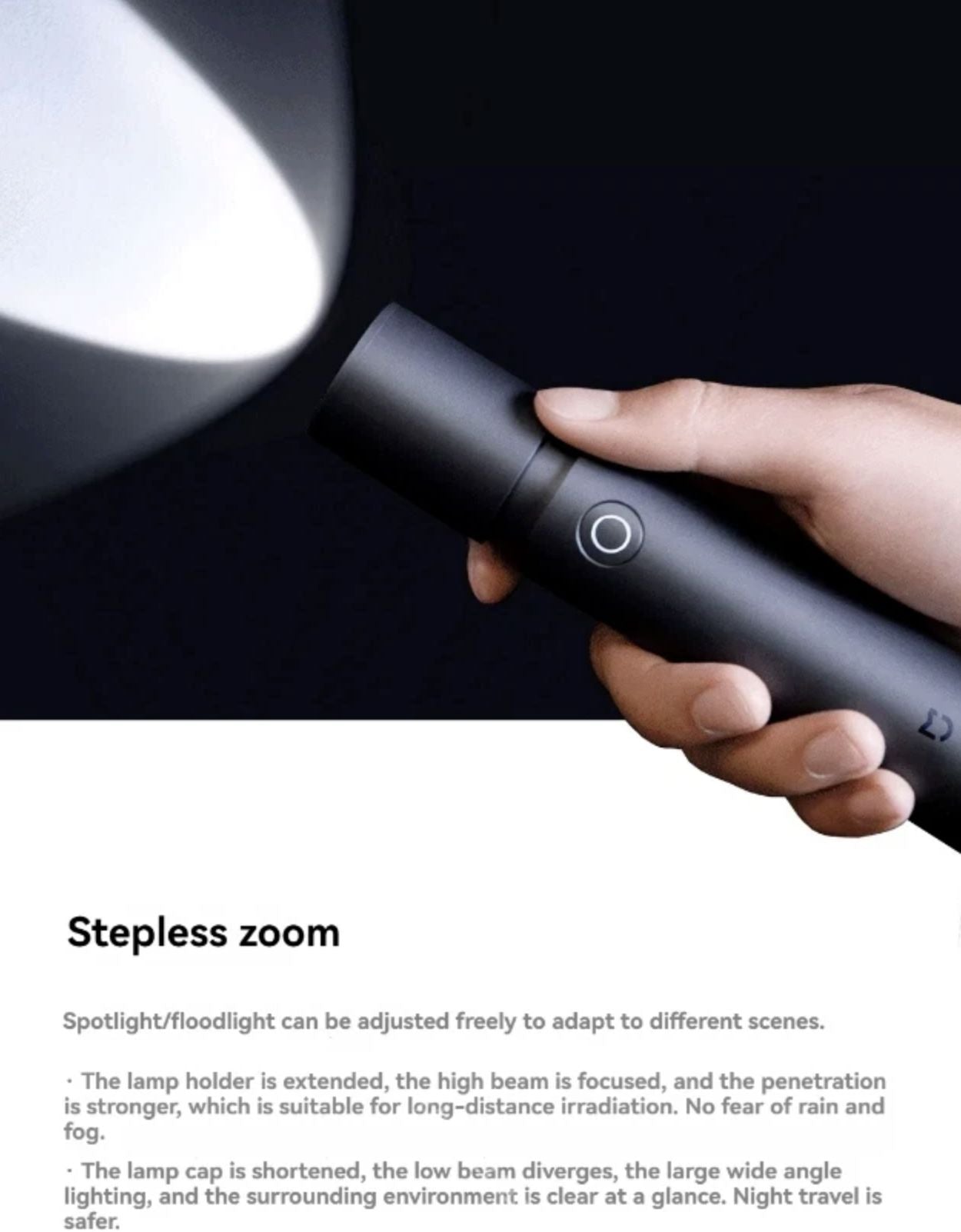 Xiaomi Mijia Multi-functional Ultra Bright Torch LED Flashlight Window Breaker Safety Belt Cutter Car Emergency Light