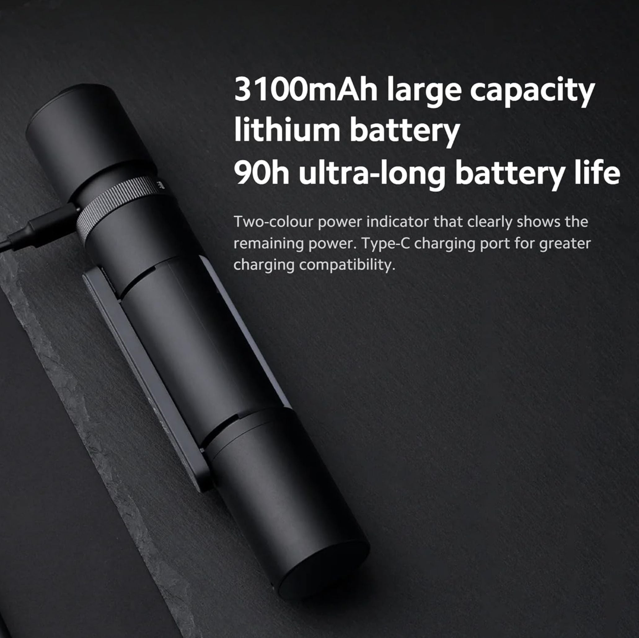 Xiaomi Multi Function Flashlight 1000 Lumens master light | Multifunctional side light Ejection type window breaker | Seat belt cutter