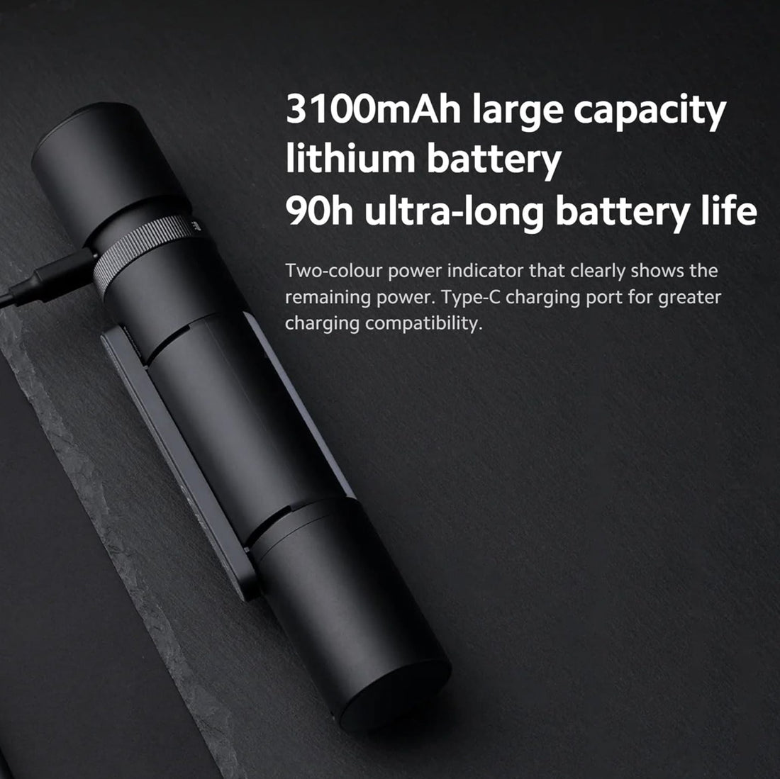 Xiaomi Multi Function Flashlight 1000 Lumens master light | Multifunctional side light Ejection type window breaker | Seat belt cutter